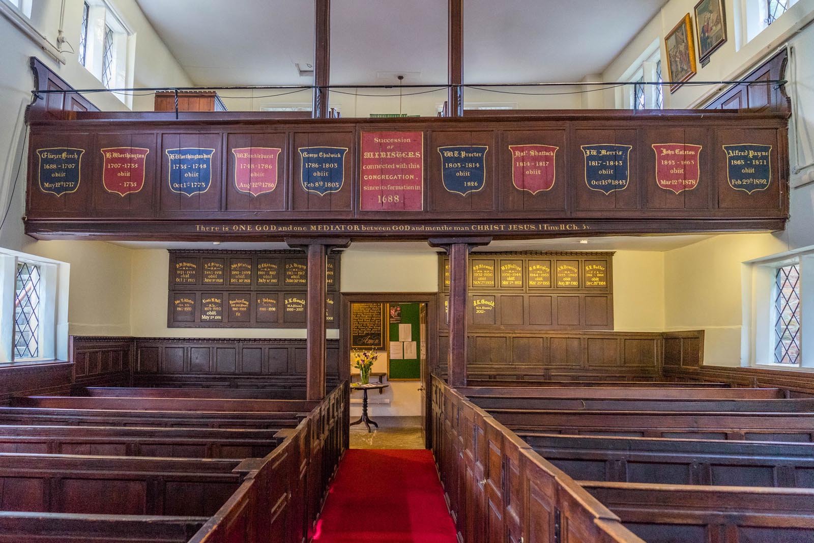 Unitarian Chapel (inside) - Dean Row
